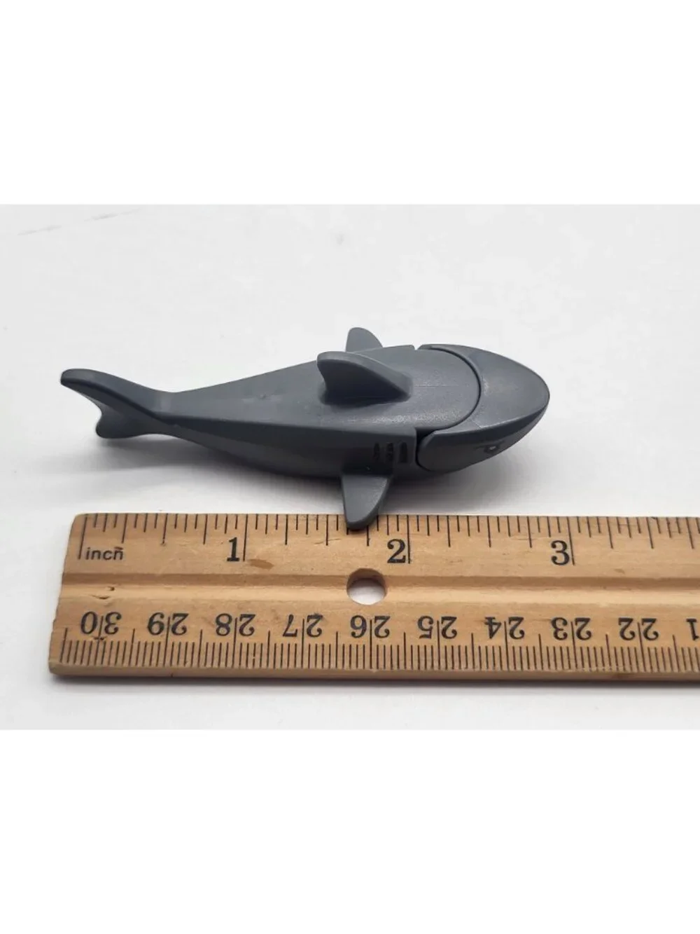 Lego Shark Rounded Nose Debossed Gills Figure 14518c04pb01